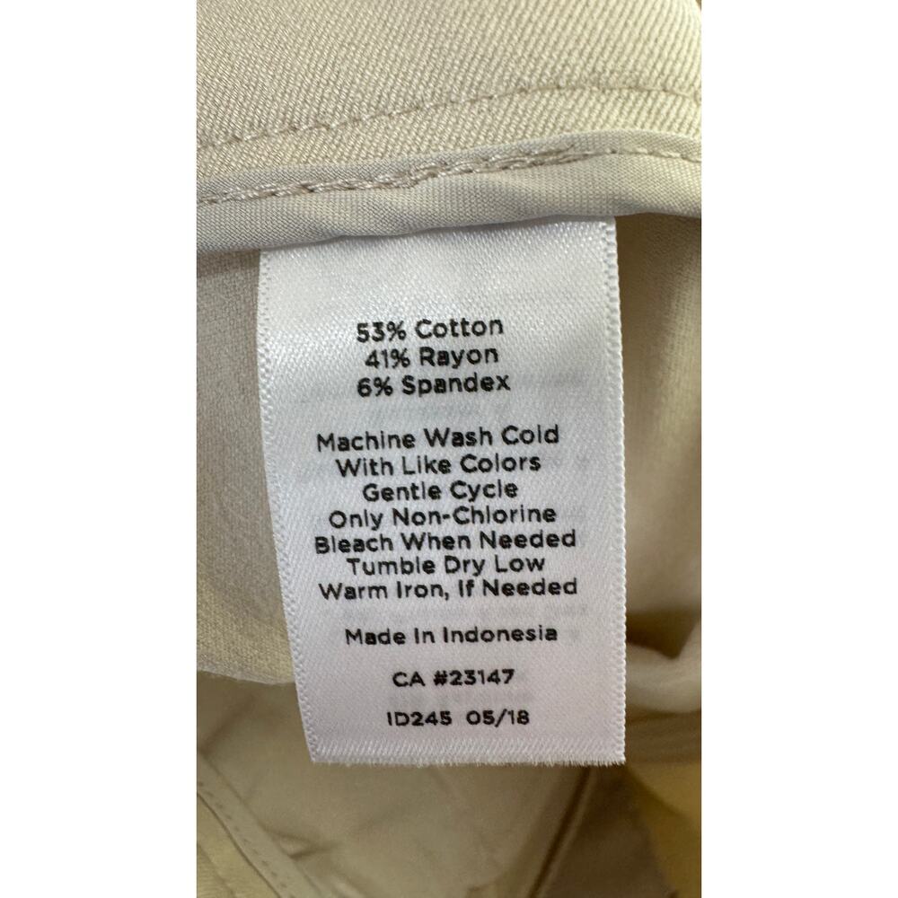 Talbots Cream Ankle Pants - Picture 9 of 10